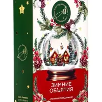 Новогодний ароматический диффузор &laquo;Зимние объятия&raquo;, с открыткой и палочками, для дома, 50 мл