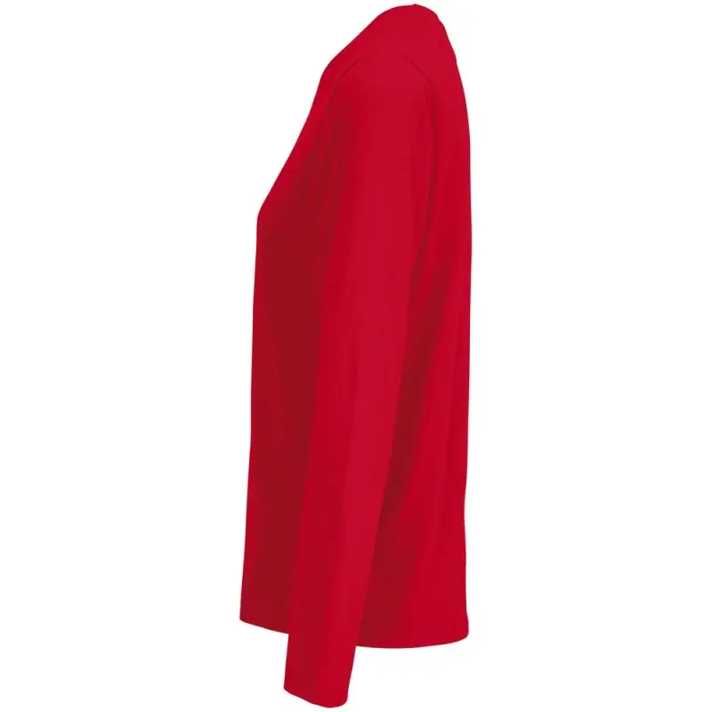 Футболка с длинным рукавом женская Monarch Women, красная, размер XS
