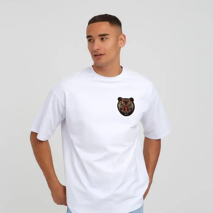 Термоаппликация «Тигр», 5.6×6.3 см, коричневая