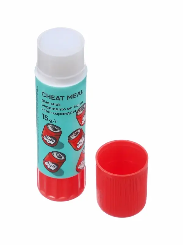 Клей-карандаш ErichKrause EasyStick Cheat Meal, 15 г