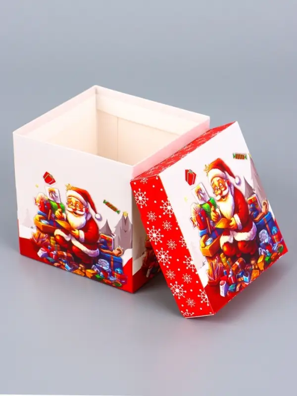 Коробка Самосборная Коробка Самосборная "Колокольчики" 10х10х10 см 9594037