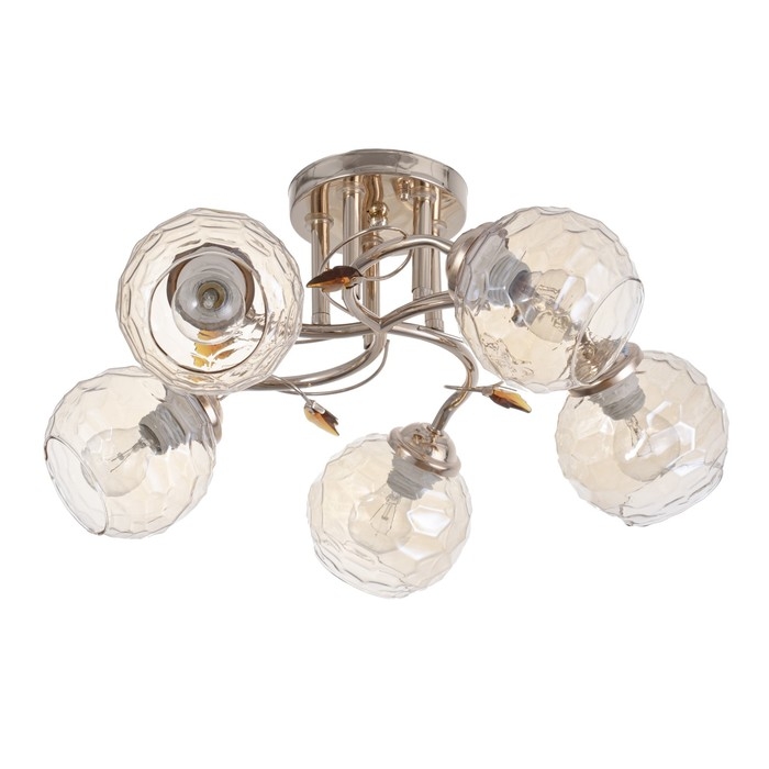 Люстра Люстра "Стела" 5х40Вт Е14 Золото 50х50х21см