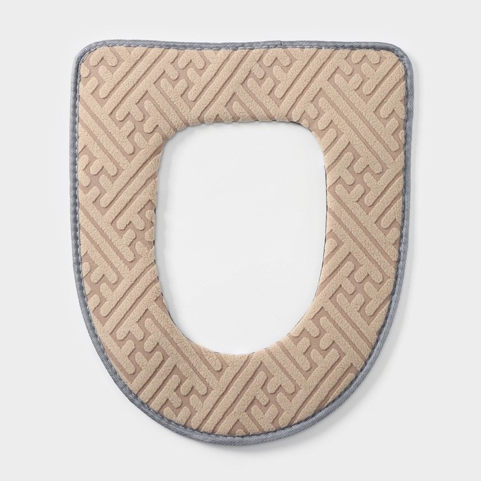 Чехол на сиденье для унитаза на липучках Доляна «Фили», цвет МИКС Чехол на сиденье для унитаза на липучках Доляна «Фили», цвет МИКС