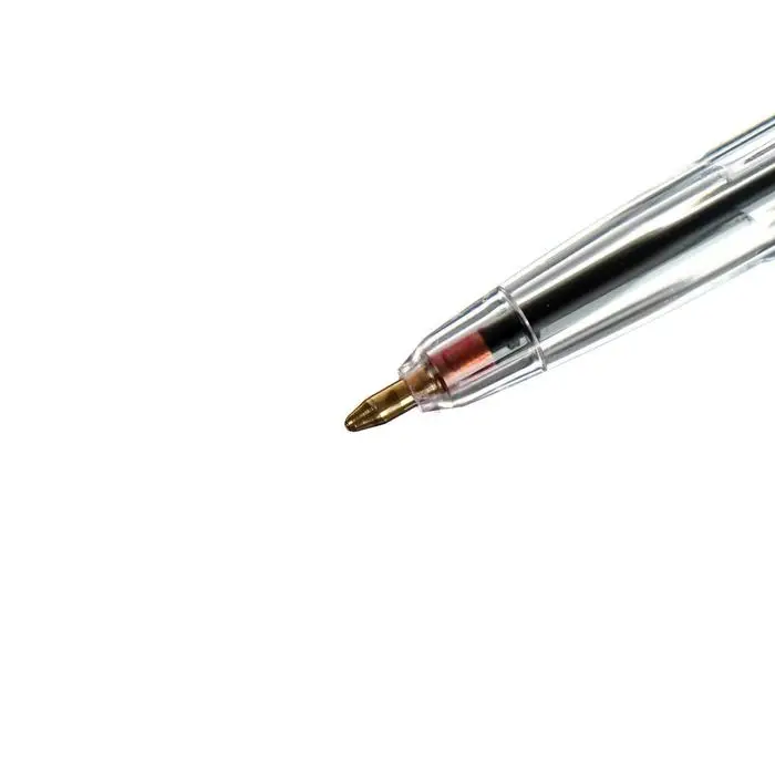 Ручка шариковая Carioca Corvina 51, прозрачный корпус, узел 1.0 мм, чернила красные Ручка шариковая Carioca Corvina 51, прозрачный корпус, узел 1.0 мм, чернила красные