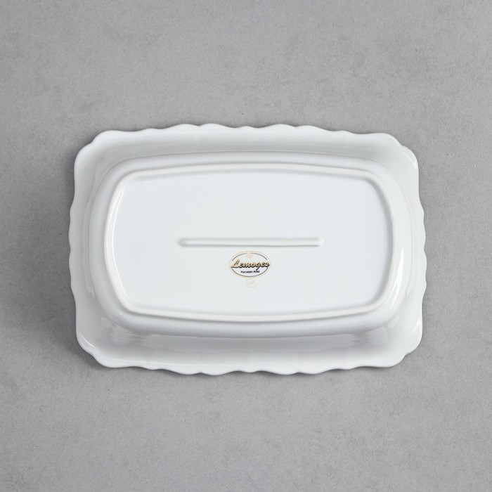 Форма для запекания, 1.1 л, прямоугольная, фарфор, Иран Форма для запекания, 1.1 л, прямоугольная, фарфор, Иран