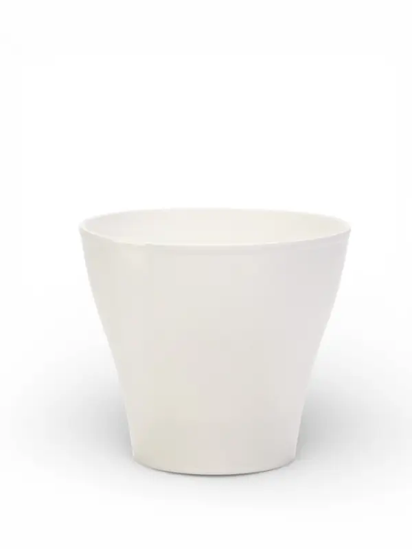 Кашпо для цветов со вставкой &laquo;Афина&raquo;, 1 л, белое