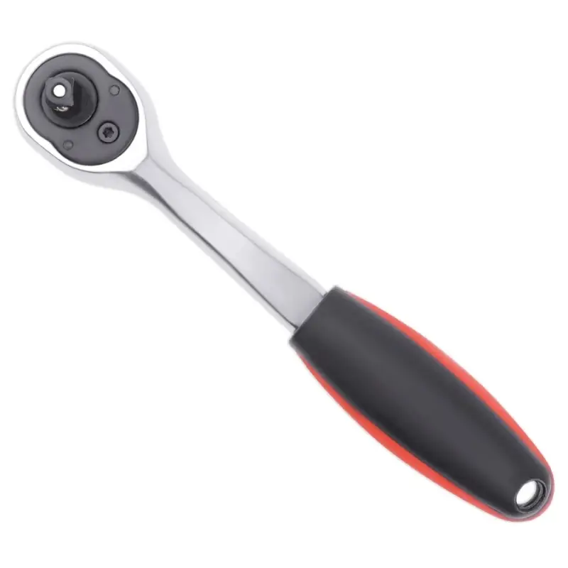 Рукоятка трещоточная 1/4"DR 45 зубцов (пластиковая ручка) AVS RK11445