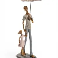Фигурка декоративная &laquo;Папа с дочкой&raquo;, 13&times;7.5&times;29.2 см
