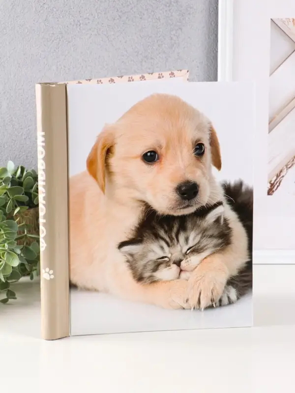 Фотоальбом 10 магнитных листов "Друзья навсегда" 23X28см, пер-т внутр.спираль