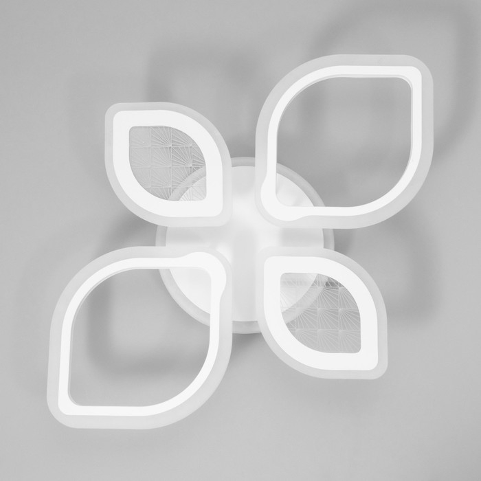 Люстра с ПДУ Люстра с ПДУ "Герда" LED 120Вт 3000-6000Вт RGB белый 67х56х9,5см BayerLux