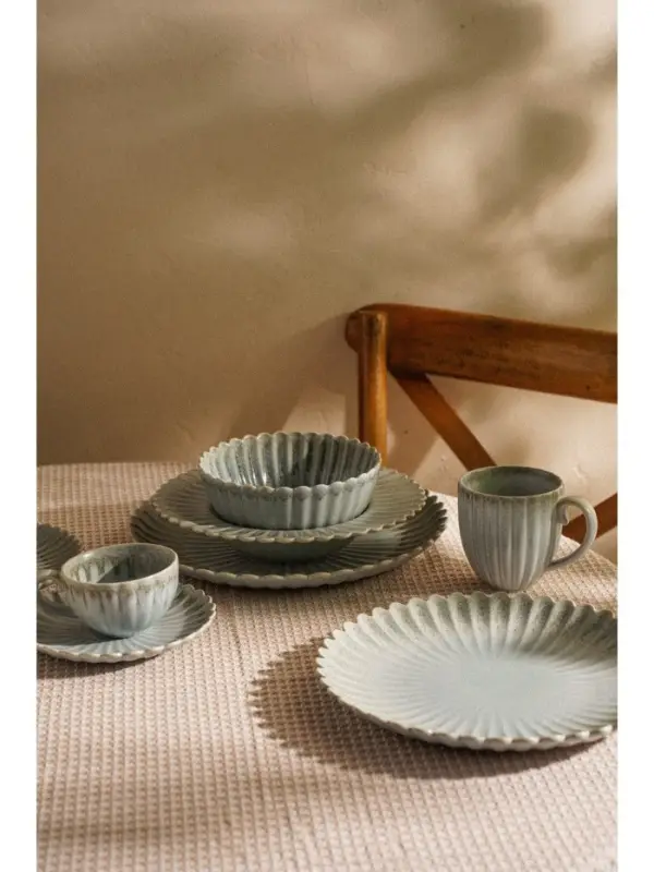 Блюдо SL Home &laquo;Эхо Крита&raquo;, d=25.5 см, фарфор, голубое