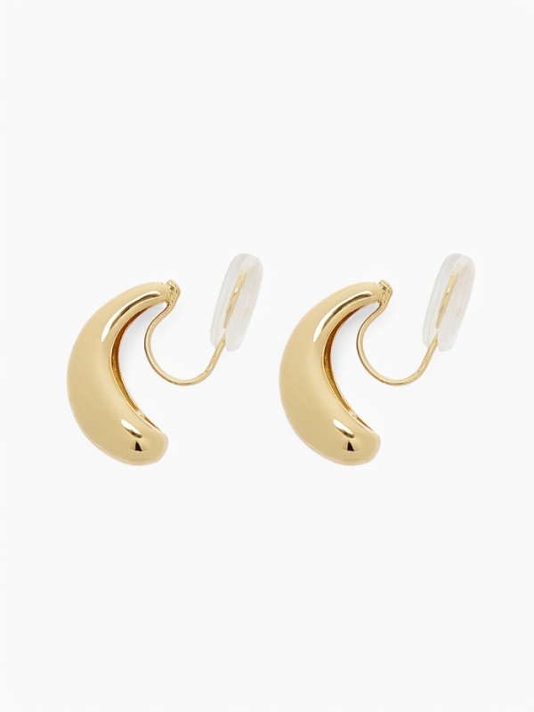 Клипсы «Тренд» капли, цвет золото