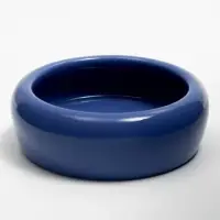 Миска, 100 мл, 10&times;3.2 см, керамика, синяя