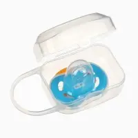 Соска - пустышка анатомическая &laquo;Для мальчика&raquo; +6 мес., 2 шт., держатель 1 шт., контейнер