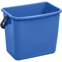 Ведро FBK 6л синее, с мерной шкалой, прямоугольное 26x19x21,5 см., 91027-2