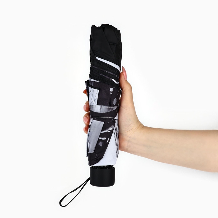 Зонт с внутренним принтом «Большой город», 8 спиц Зонт с внутренним принтом «Большой город», 8 спиц