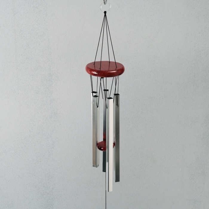 Музыка ветра металл Музыка ветра металл "Квадратные трубы" 5 трубок 74 см