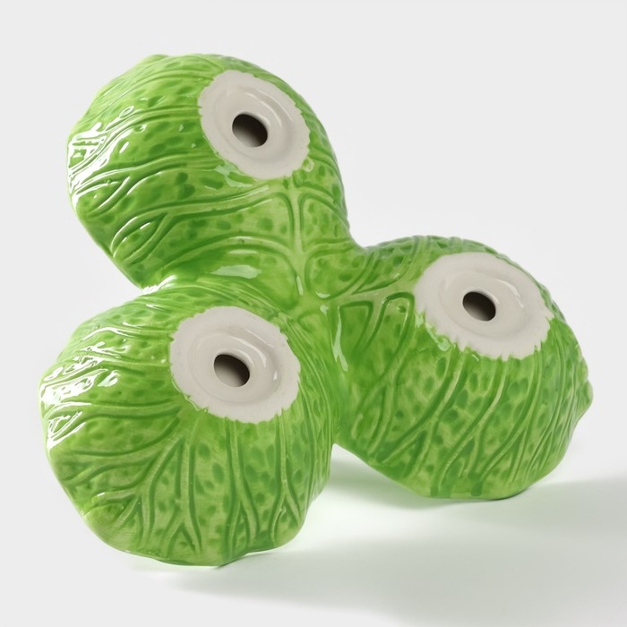 Менажница 3 ячейки Доляна «Зайка в капусте», 22,5×20,5×10 см, цвет зелёный Менажница 3 ячейки Доляна «Зайка в капусте», 22,5×20,5×10 см, цвет зелёный