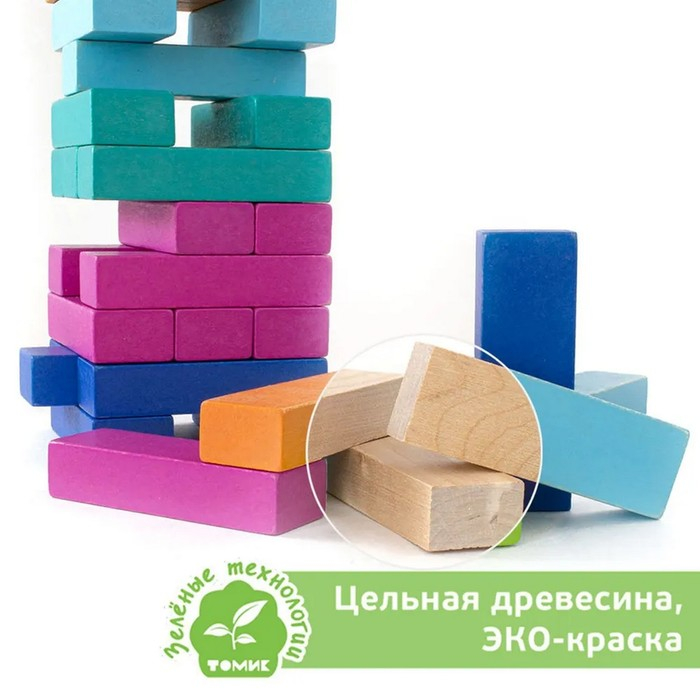 Логический игровой набор «Башня. Томик» 54 детали Логический игровой набор «Башня. Томик» 54 детали