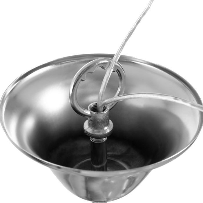 Люстра Люстра "Харми" 8xE27 40Вт серебро 62х62х41 см BayerLux