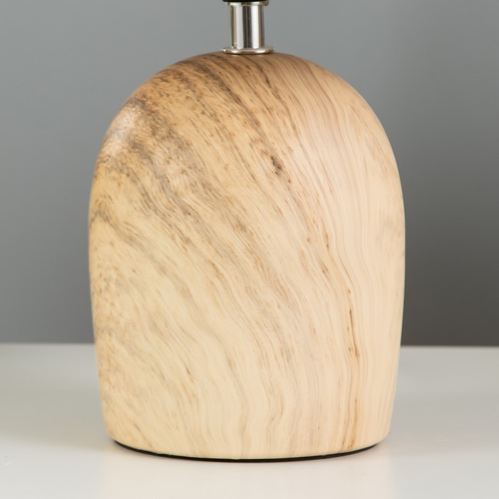 Настольная лампа Настольная лампа "Вудланд" E14 40Вт коричневый 23х23х35 см RISALUX