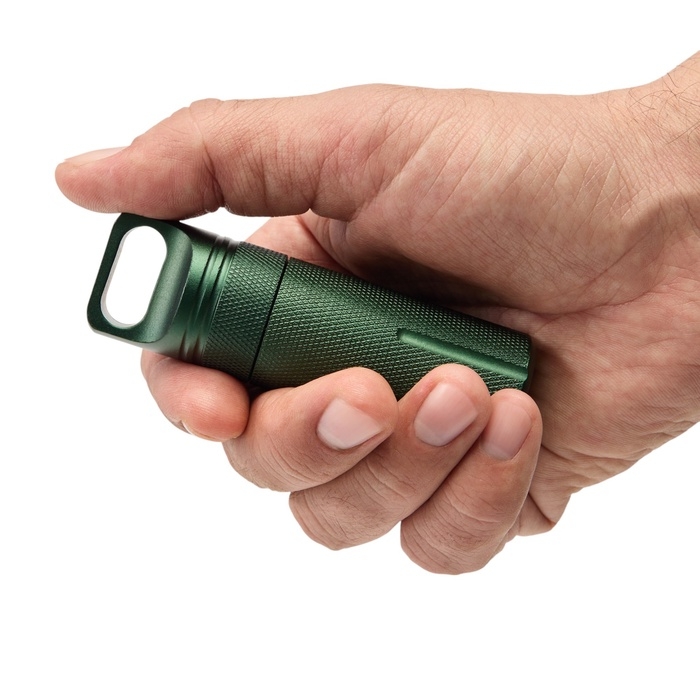 Водонепроницаемый брелок-контейнер для мелочей, олива, 11 см Водонепроницаемый брелок-контейнер для мелочей, олива, 11 см