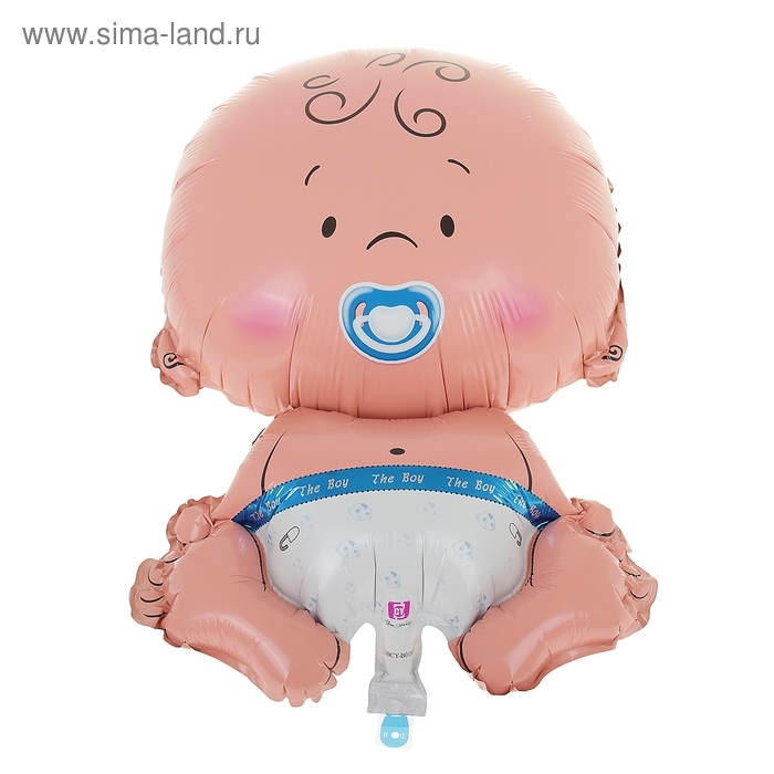 Шар фольгированный "Младенец " 30" мальчик