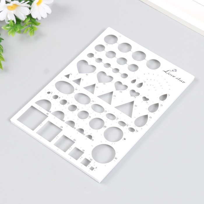 Линейка для квиллинга МИКС  21х15 см Линейка для квиллинга МИКС  21х15 см