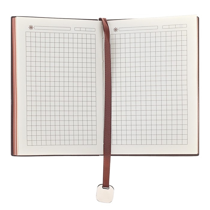 Ежедневник недатированный А6, 116 листов в клетку, обложка ПВХ, тонированный срез, обложка ЛАЙТ, МИКС Ежедневник недатированный А6, 116 листов в клетку, обложка ПВХ, тонированный срез, обложка ЛАЙТ, МИКС