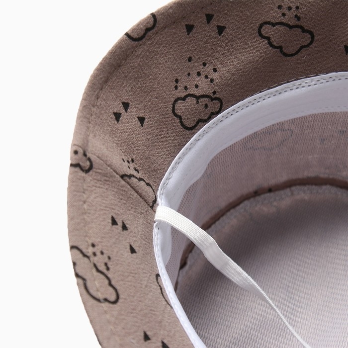 Панама детская MINAKU Панама детская MINAKU "Облака", цвет тёмно-бежевый, размер 46