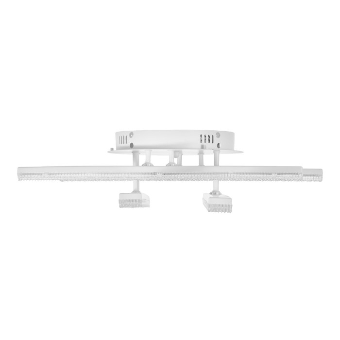 Люстра с ПДУ Люстра с ПДУ "Линии" LED 112Вт 3000-6000Вт белый 55х55х13,5см BayerLux