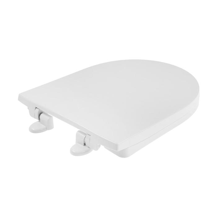 Сиденье для унитаза  Сиденье для унитаза "АНИ Пласт" WS0320, крепление микролифт, белое