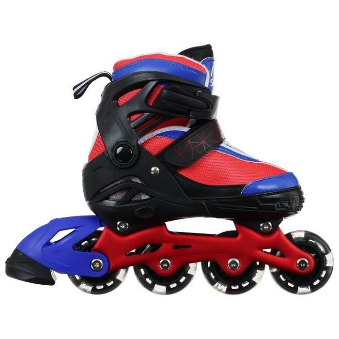 Коньки детские раздвижные Snow Cat, с роликовой платформой, р. 34-37 Коньки детские раздвижные Snow Cat, с роликовой платформой, р. 34-37