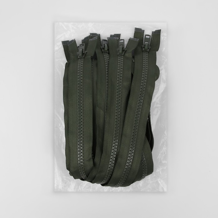 Молния «Трактор», №8, разъёмная, замок автомат, 100 см, цвет хаки, цена за 1 штуку Молния «Трактор», №8, разъёмная, замок автомат, 100 см, цвет хаки, цена за 1 штуку