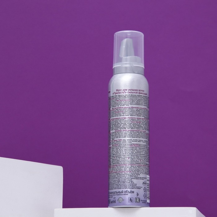 Мусс для волос Прелесть cильная фиксация, 160 мл Мусс для волос Прелесть cильная фиксация, 160 мл