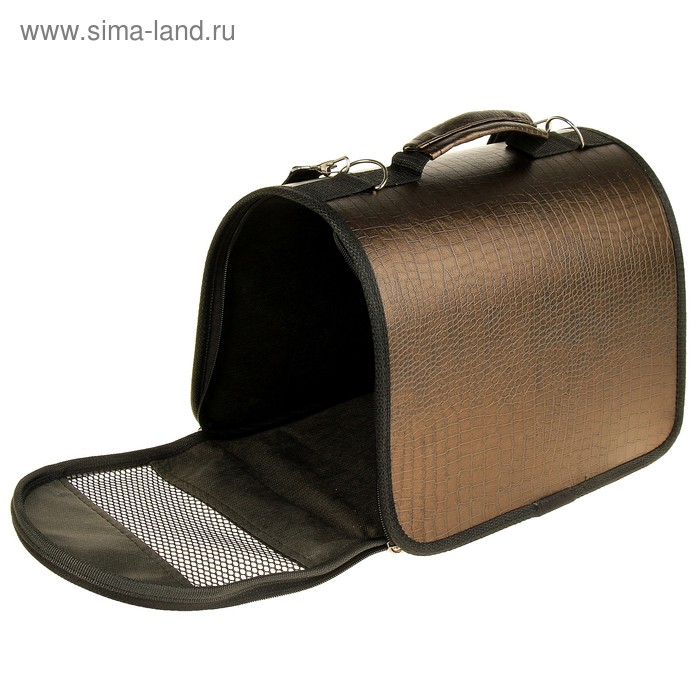 Сумка - переноска для животных, искусственная кожа, 31 х 20,5 х 22 см Сумка - переноска для животных, искусственная кожа, 31 х 20,5 х 22 см