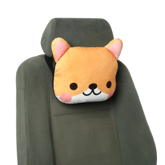 Подушка на подголовник МАТЕХ CUTIE LINE, 30 х 25 х 10 см, коричневый, белый Подушка на подголовник МАТЕХ CUTIE LINE, 30 х 25 х 10 см, коричневый, белый