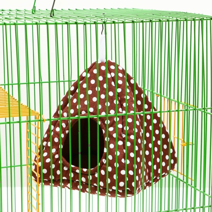 Домик  Домик "Вигвам" для грызунов 17*17*17 см, бязь, флис, поролон