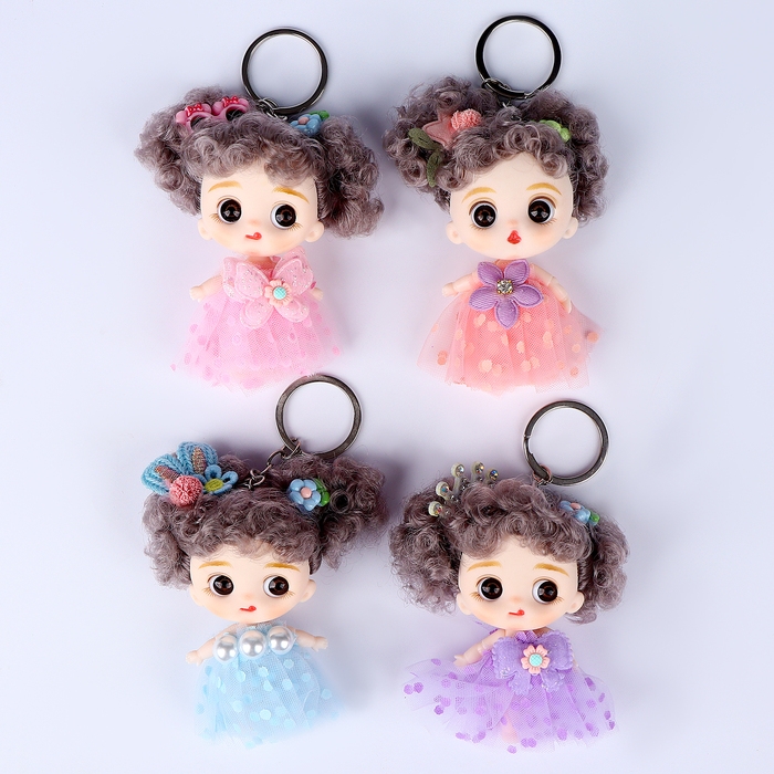 Брелок «Куколка» с двумя хвостиками, 9 см Брелок «Куколка» с двумя хвостиками, 9 см