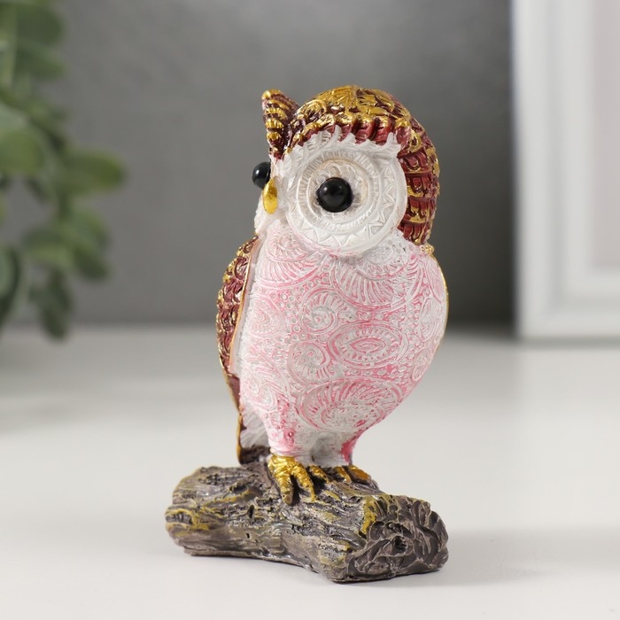 Сувенир полистоун Сувенир полистоун "Филин на ветке" МИКС 3,5х5х8 см