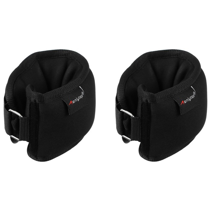 Утяжелители на запястье, 2 шт. х 200 г, цвет чёрный Утяжелители на запястье, 2 шт. х 200 г, цвет чёрный