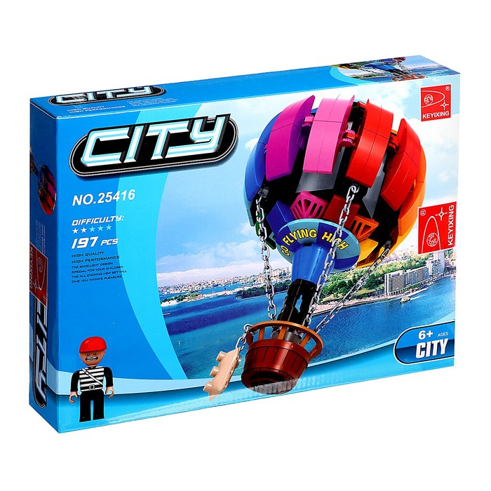 Конструктор «Воздушный шар», 195 деталей Конструктор «Воздушный шар», 195 деталей