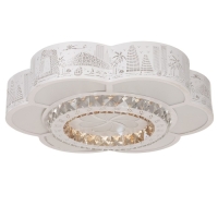Люстра с ПДУ "Гранде" LED 160Вт 3000-6000К белый 50х50х9 см BayerLux