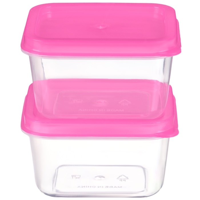 Набор контейнеров пищевых с крышками, для хранения детского питания, 8 шт., цвета МИКС Набор контейнеров пищевых с крышками, для хранения детского питания, 8 шт., цвета МИКС