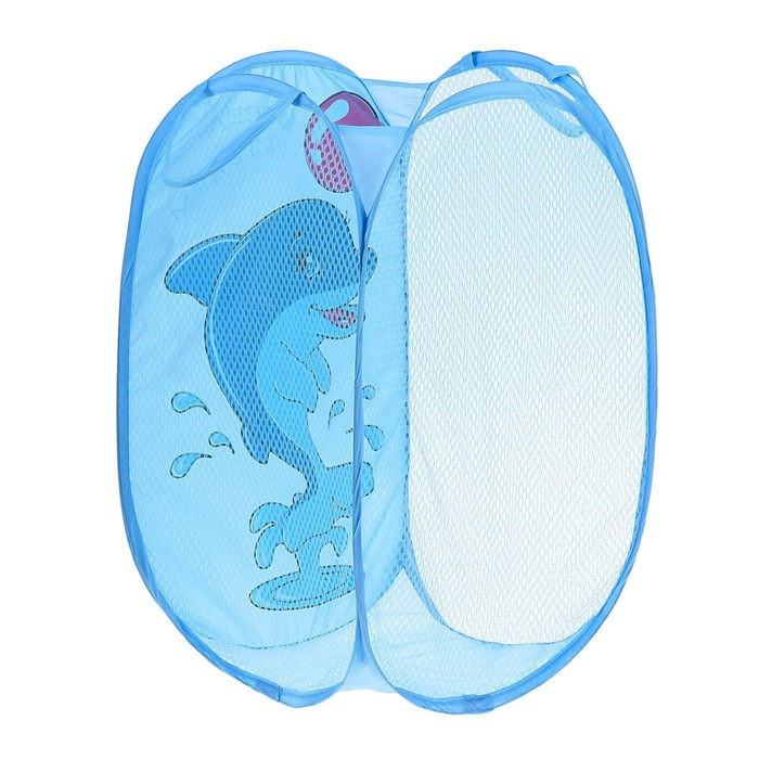 Корзина для хранения игрушек «Весело играем» с ручками, 35х35х55 см Корзина для хранения игрушек «Весело играем» с ручками, 35х35х55 см