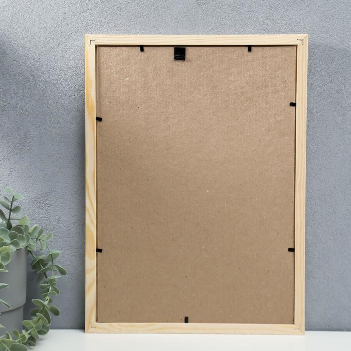 Фоторамка 25х35 см белое дерево № 5 Фоторамка 25х35 см белое дерево № 5