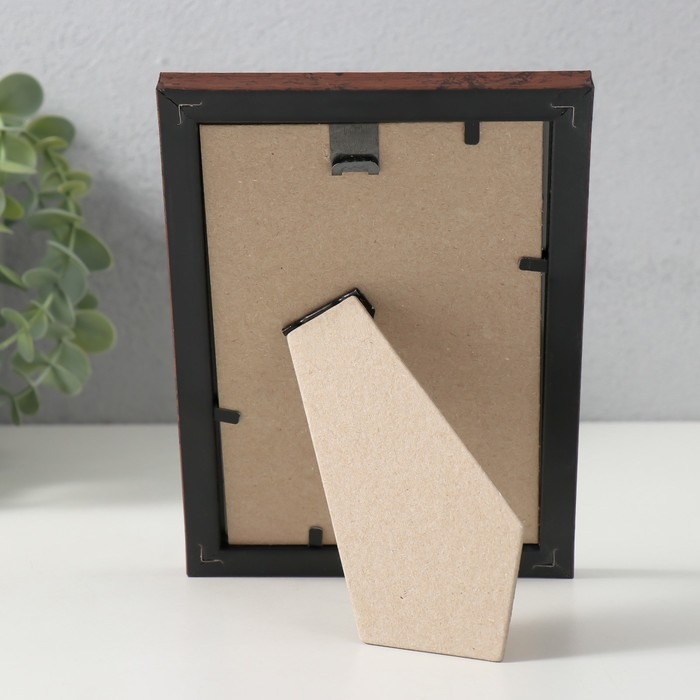 Фоторамка пластик Фоторамка пластик "Модерн" 10х15 см, коричневый