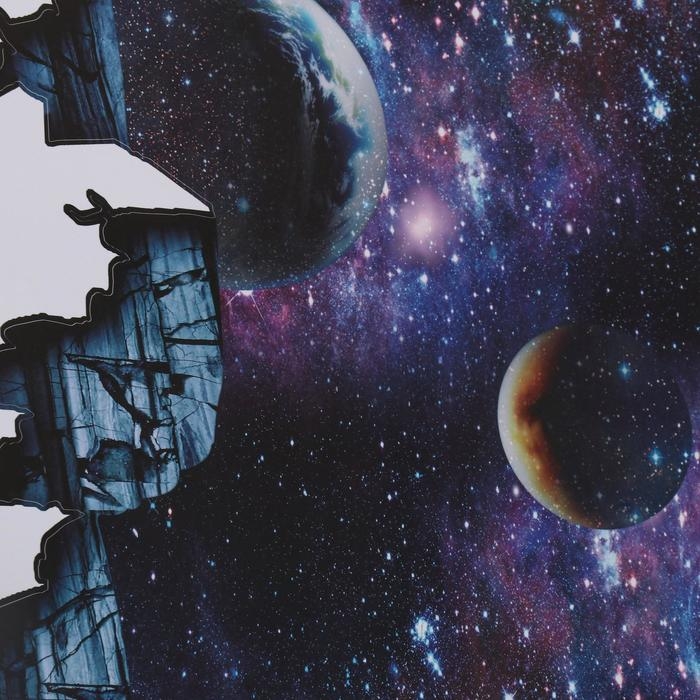 Наклейка 3Д интерьерная Космос 90*60см Наклейка 3Д интерьерная Космос 90*60см