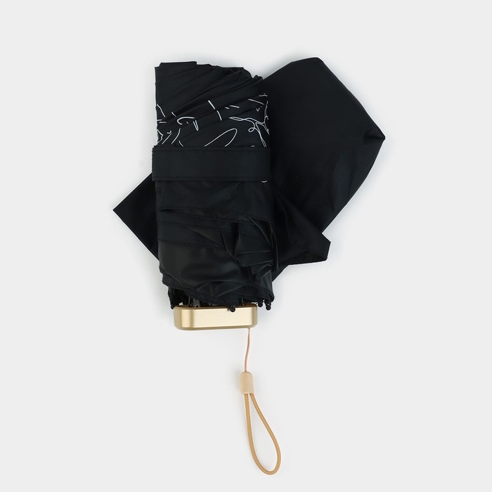 Зонт женский «Тропические листья», 6 спиц, складывается в размер телефона. Зонт женский «Тропические листья», 6 спиц, складывается в размер телефона.