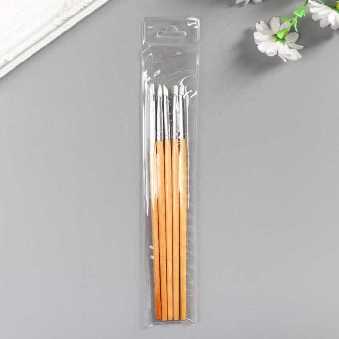 Инструменты для моделирования и придания формы (набор 5 шт) 18 см дерево, резина Инструменты для моделирования и придания формы (набор 5 шт) 18 см дерево, резина